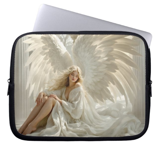 Sanctum of Wings - Engel in den Hallen des Lichts Laptopschutzhülle (Vorderseite)