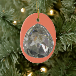 Sancy Diamond - Diamant Keramik Ornament