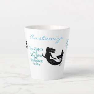 Sand and Sea Beach Mermaid Thunder_Cove Milchtasse