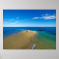 Sand Bar and Dhow | Ibo Island, Mosambik