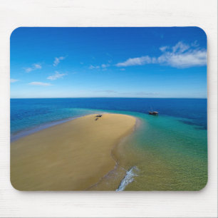 Sand-Bar und Ibos-Insel des Dhow- , Mosambik Mousepad