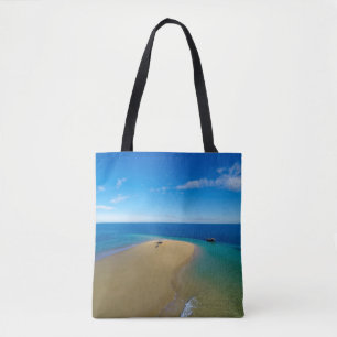 Sand-Bar und Ibos-Insel des Dhow- , Mosambik Tasche