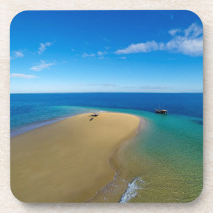 Sand-Bar und Ibos-Insel des Dhow- , Mosambik Untersetzer