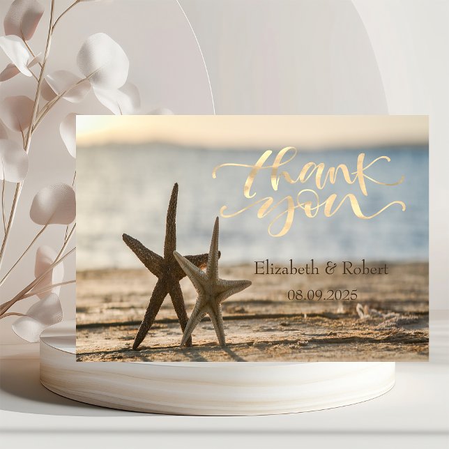 Sand Beach Dankeskarte (Von Creator hochgeladen)