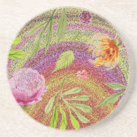 "Sand Blume" Keramik Untersetzer