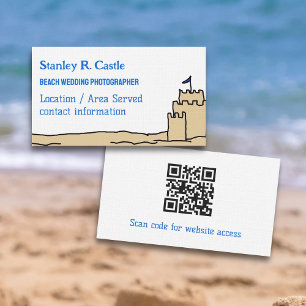 Sand Castle Art Carte de visite