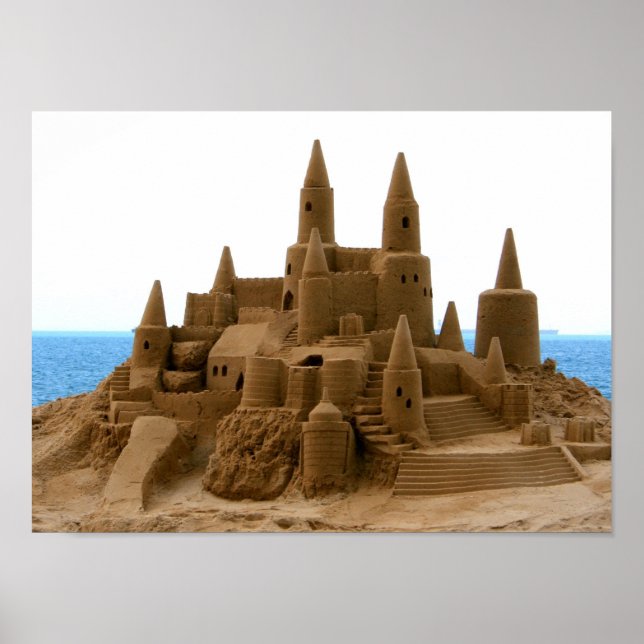 Sand Castle Poster (Vorne)