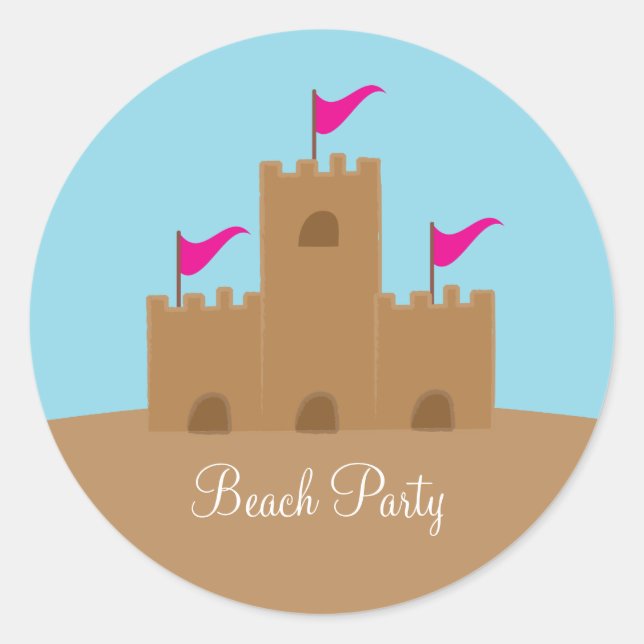 Sand Castle Stickers (Vorderseite)
