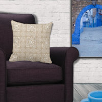 Sand Colored African Inspiriert Repeat Pattern