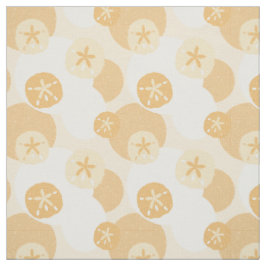 Sand-Dollar-Abstraktes Küstenmuster Stoff