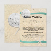Sand Dollar Beach Hochzeitssicherheitsmaßnahmen
