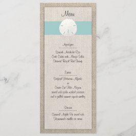 Sand Dollar Beach Menu Mariage