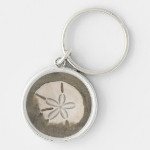 Sand-Dollar (Echinarachnius parma) Schlüsselanhänger