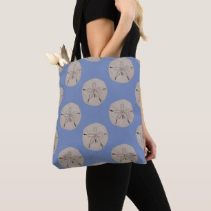 Sand-Dollar-Illustrationsmuster Lila Tasche
