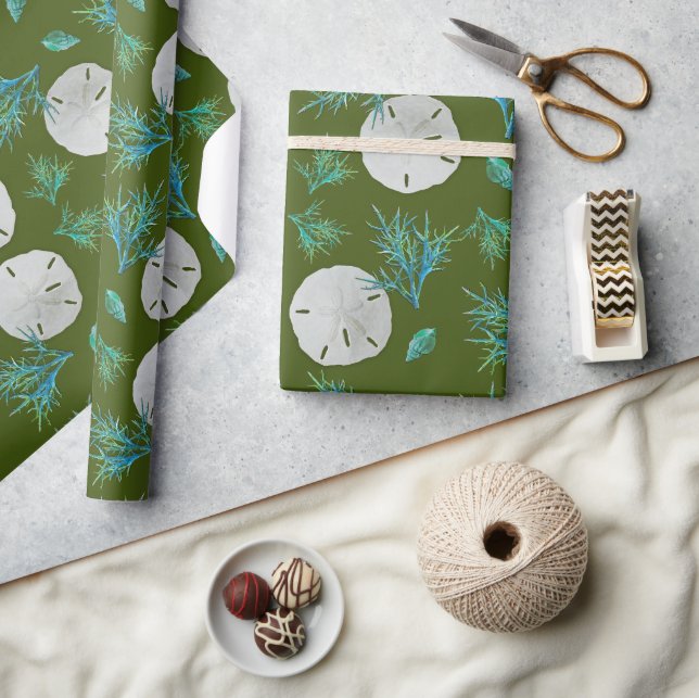 Sand-Dollar-Koralle Geschenkpapier (Kunsthandwerk)