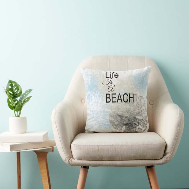 Sand Dollar Life ist ein Strandangebot | Kissen (Stuhl )