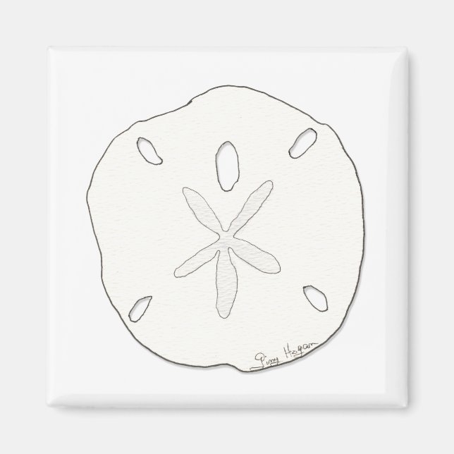 Sand Dollar Magnet (Vorne)