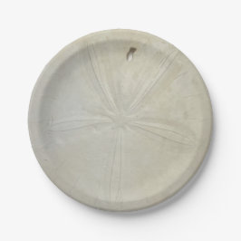 Sand-Dollar-Papierplatte Pappteller