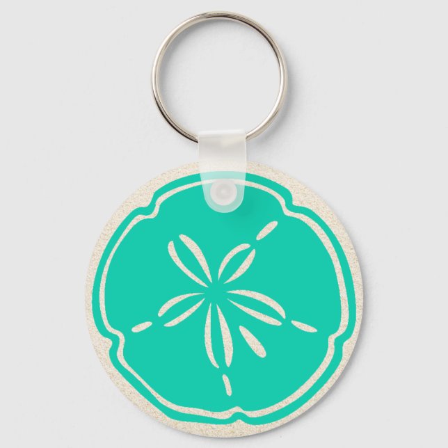 Sand-Dollar-Schlüsselanhänger Schlüsselanhänger (Vorderseite)