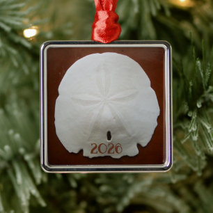 Sand-Dollar-Schmuck Silbernes Ornament