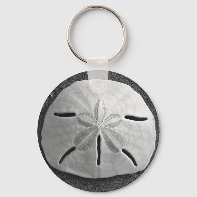 Sand Dollar Sea Muschel Ocean Beach Schlüsselanhän Schlüsselanhänger (Vorderseite)