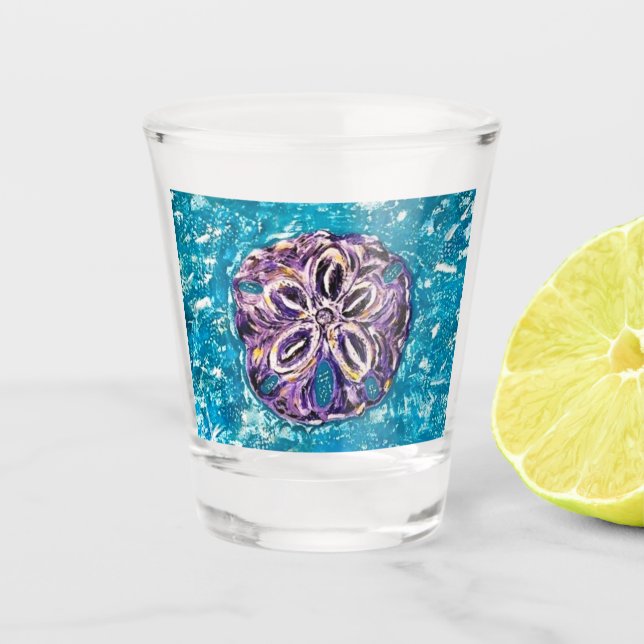 Sand Dollar Shot Glass Schnapsglas (Vorderseite)