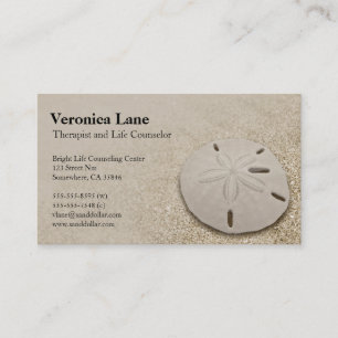 Sand-Dollar-Standard-Visitenkarte Visitenkarte