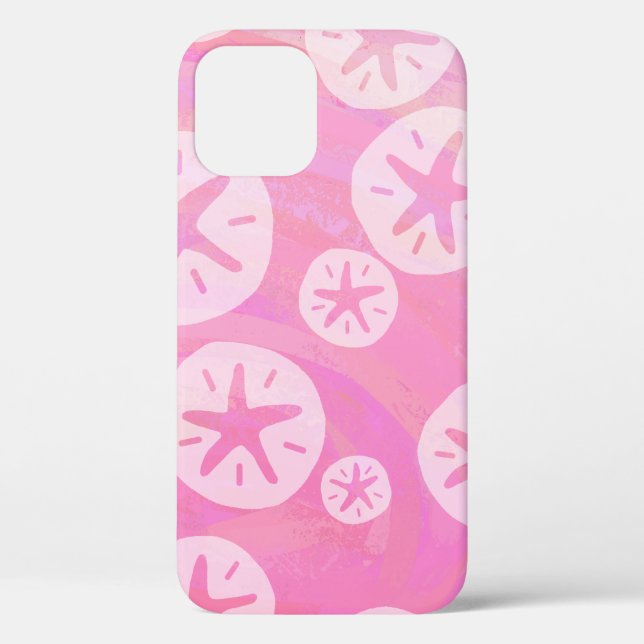 Sand Dollar weiß und rosa Case-Mate iPhone Hülle (Rückseite)