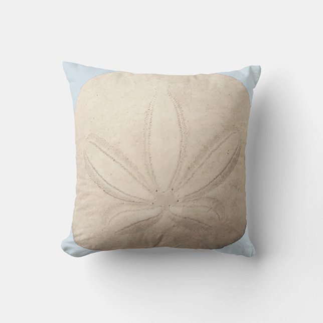 Sand-Dollar-Wurfs-Kissen Kissen (Vorderseite)