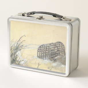 Sand Dune Lobster Trap Beach Maureen Girard Metall Brotdose
