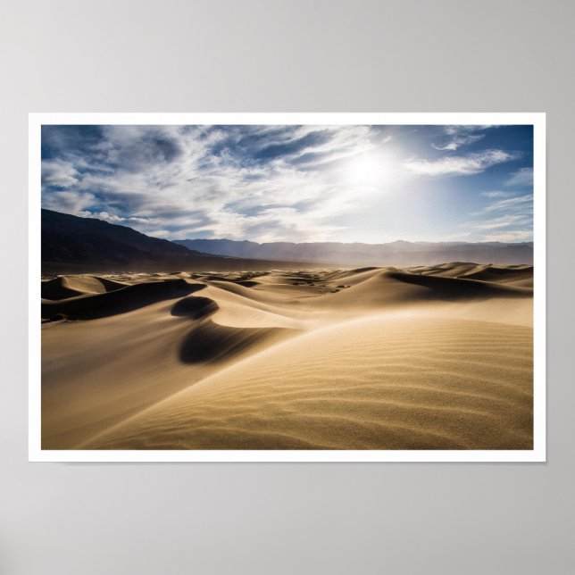 Sand Dune Shadows Poster (Vorne)