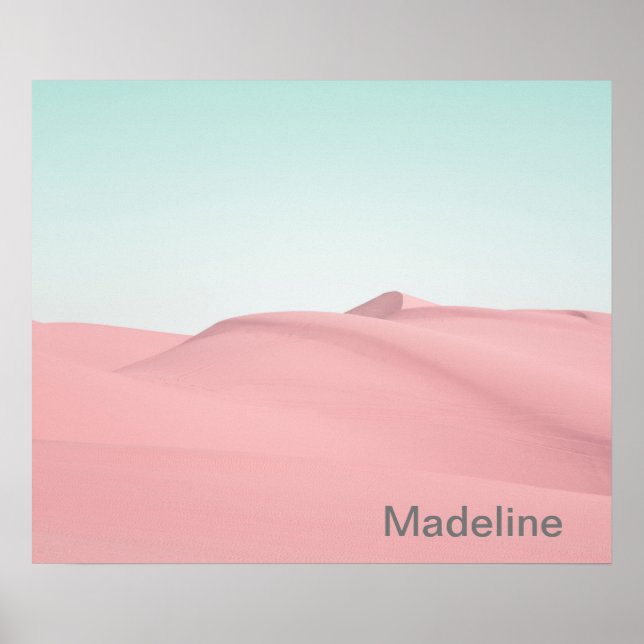 Sand Dunes Desert Sky Foto Personal Poster (Vorne)