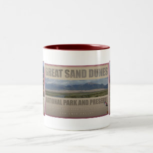 SAND DUNES NAT L PARK- ZWEIFARBIGE TASSE