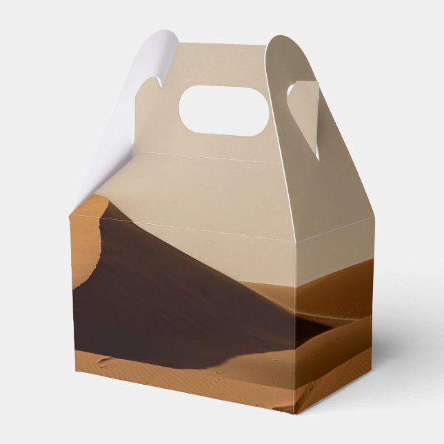 Sand Dunes Wüste Landschaft Geschenkschachtel (Vorderseite)