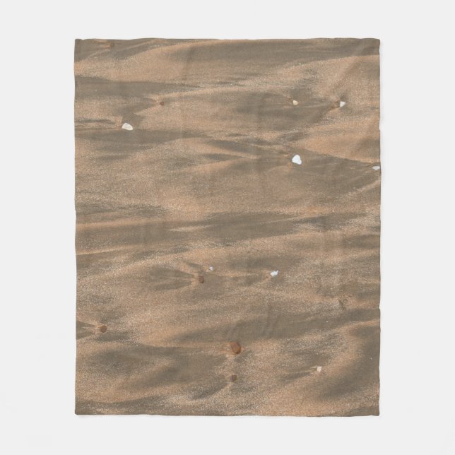Sand Fleecedecke (Vorderseite)
