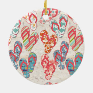 Sand-Flip-Flops, einzigartig Keramik Ornament