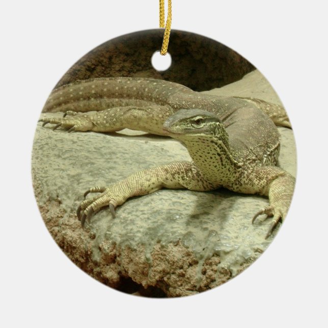 Sand Goanna Keramik Ornament (Vorne)