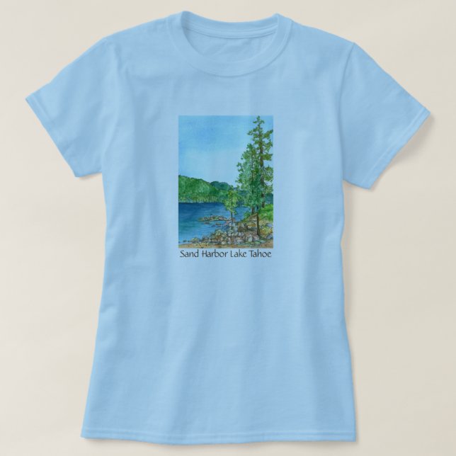 Sand Harbour Lake Tahoe T-Shirt (Design vorne)