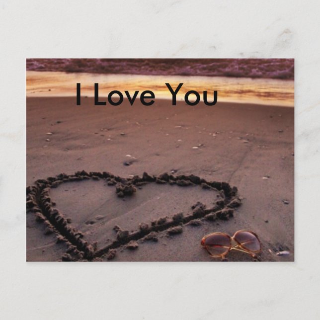 Sand Heart Postkarte (Vorderseite)