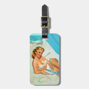 Sand Herz Pin Up Gepäckanhänger