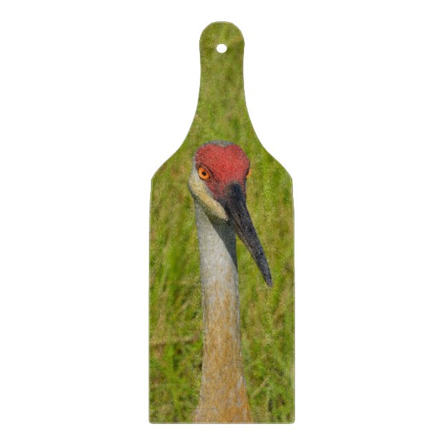 Sand Hill Crane - Kamera Schneidebrett (Vorderseite)