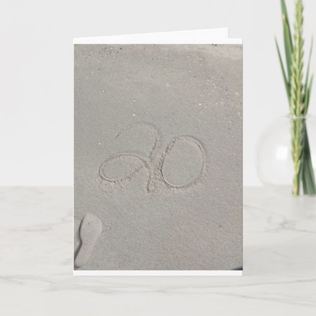 Sand Holiday Card Feiertagskarte (Vorderseite)
