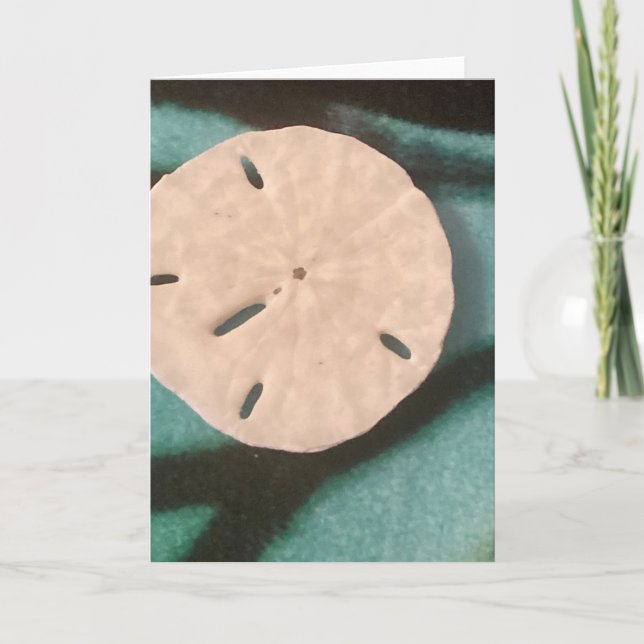 Sand Holiday Card Feiertagskarte (Vorderseite)