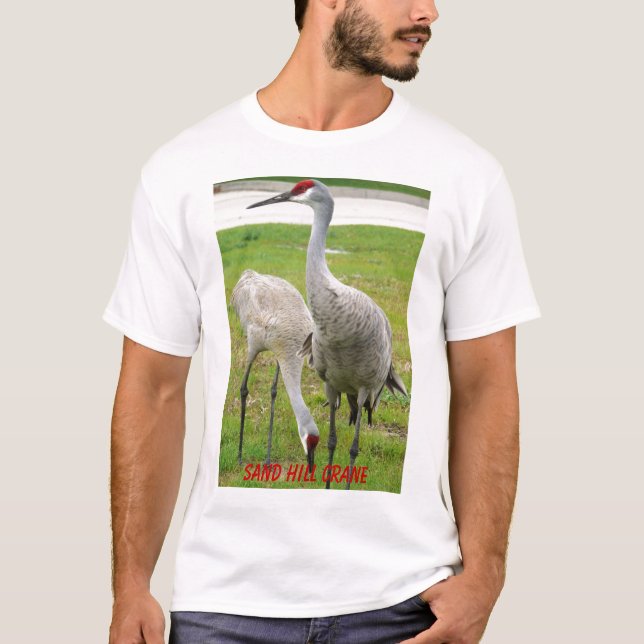 Sand-Hügel-Kran T-Shirt (Vorderseite)