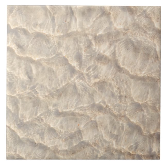 Sand im Wasser Fliese (Vorderseite)