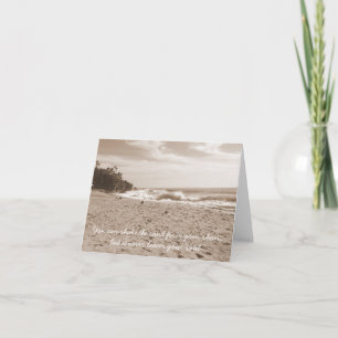Sand in deiner Schuhnotecard Karte