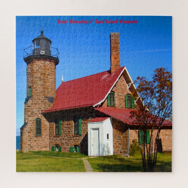 Sand Island Wisconsin. Jigsaw Puzzle (Vertikal)