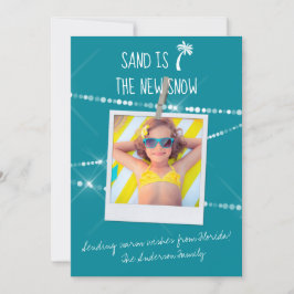 Sand ist die New Snow Florida Holiday Foto Card