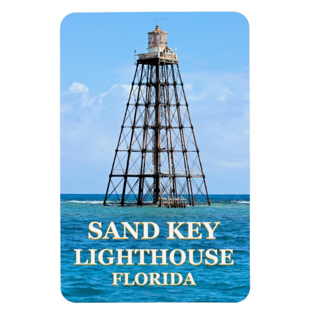 Sand Key Lighthouse, Florida Flexi Magnet (Vertikal)