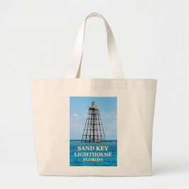 Sand Key Lighthouse, Florida Jumbo Tote Bag Stoffbeutel